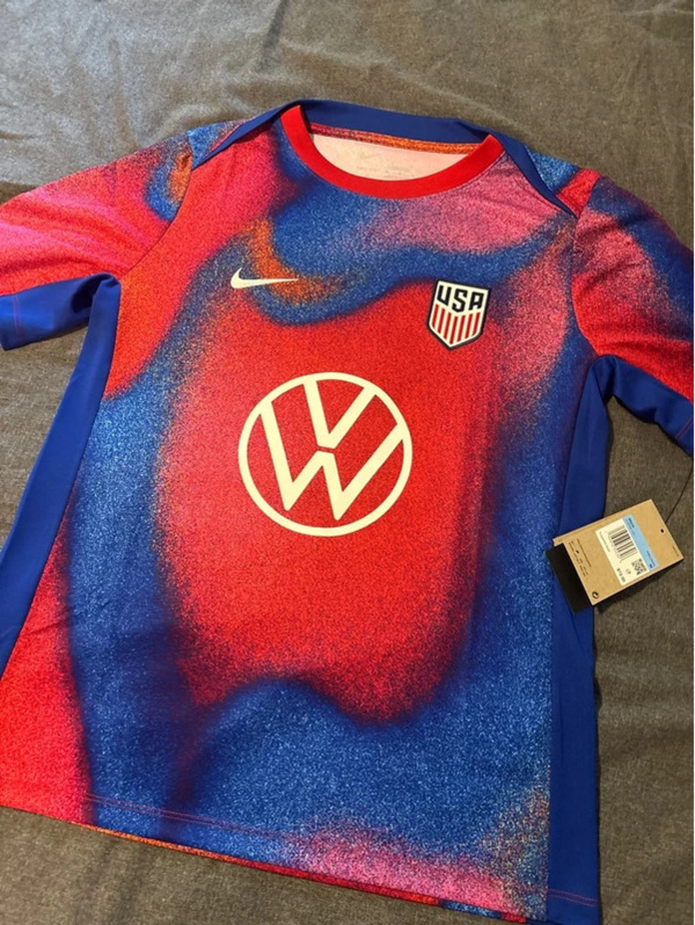Nike USA National Team Soccer Jersey Volkswagen Sponsor Men's Size M